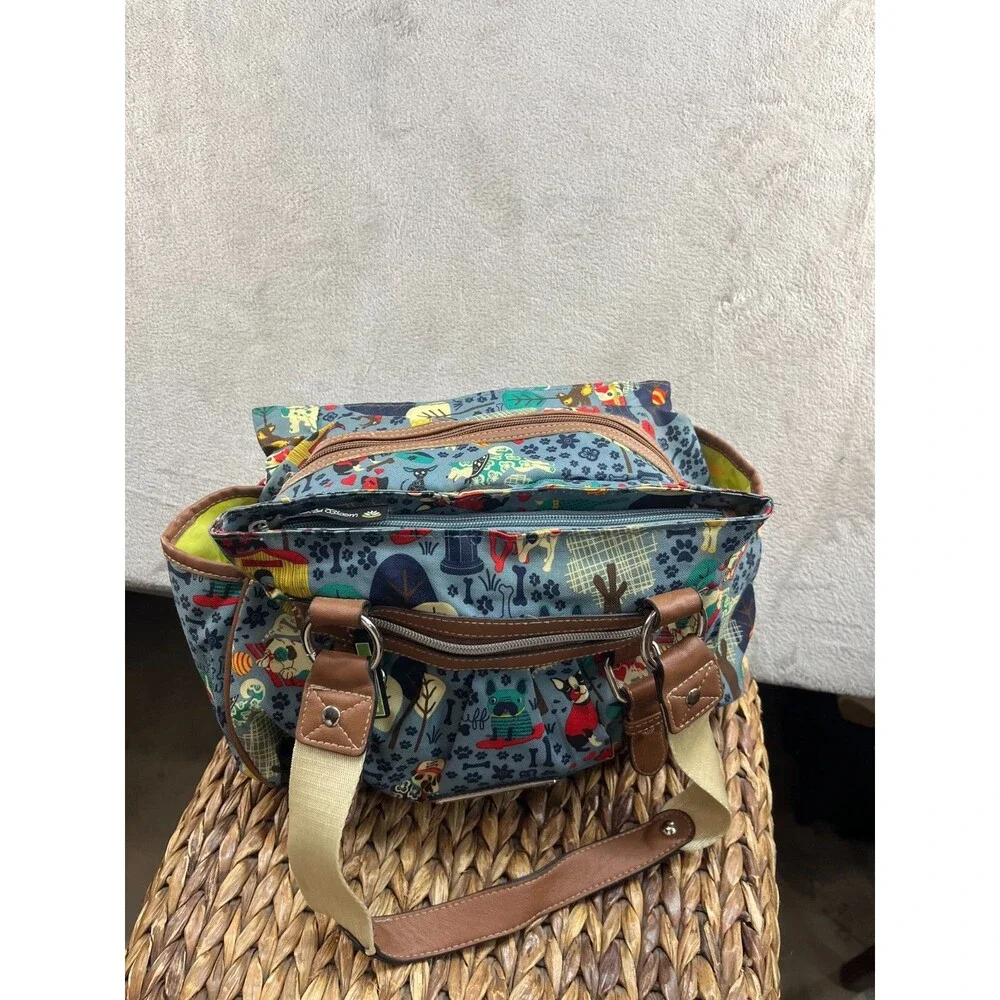 Lily Bloom Bag Medium Dog Print Multicolor